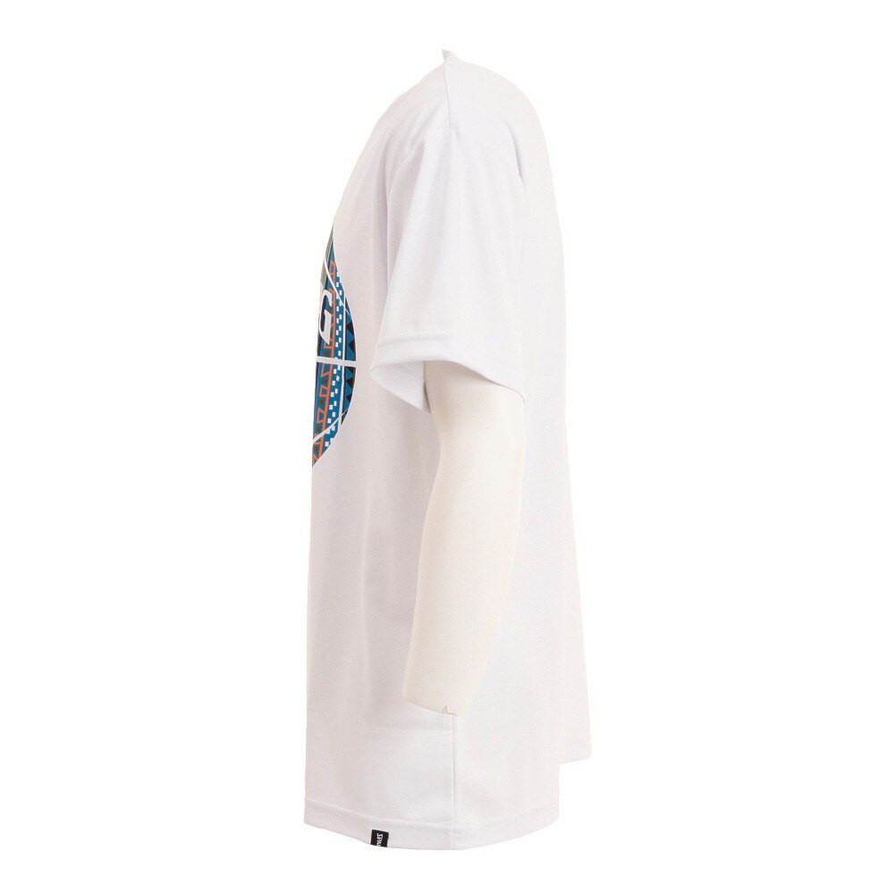 スポルディング（SPALDING）（メンズ）バスケットボールウェア UVカット Tシャツ アフリカントライバルボール SMT22005WH