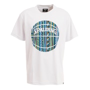 スポルディング(SPALDING)(メンズ) バスケットボールウェア Tシャツ アフリカントライバルボール SMT22005