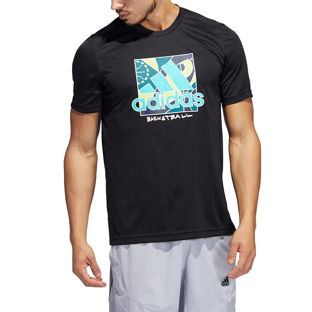 アディダス（adidas）（メンズ）バスケットボールウェア バッジ オブ スポーツ グラフィック 半袖Tシャツ SF877-HH7565