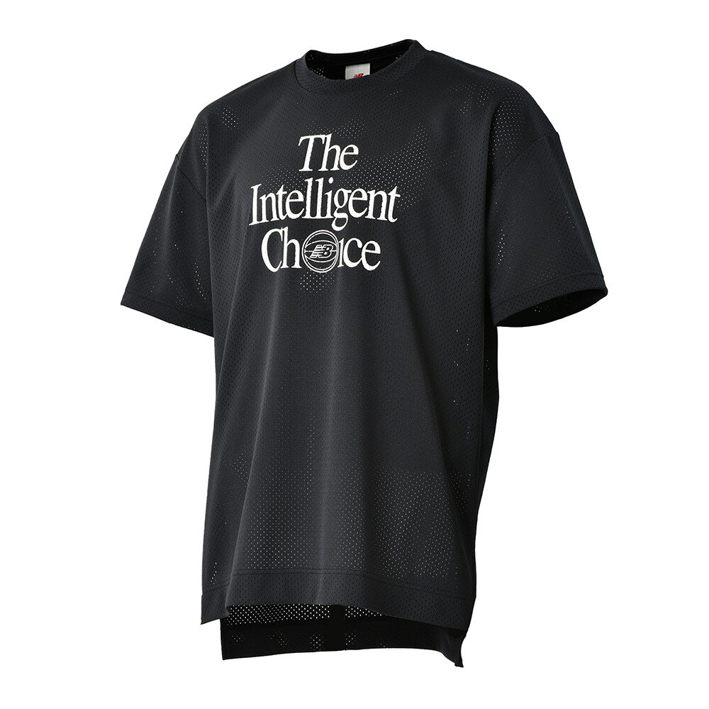 ニューバランス（new balance）（メンズ）バスケットボールウェア Intelligent Choice 半袖Tシャツ AMT25056BK 速乾★★★