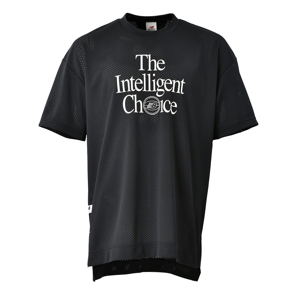 ニューバランス（new balance）（メンズ）バスケットボールウェア Intelligent Choice 半袖Tシャツ AMT25056BK 速乾★★★