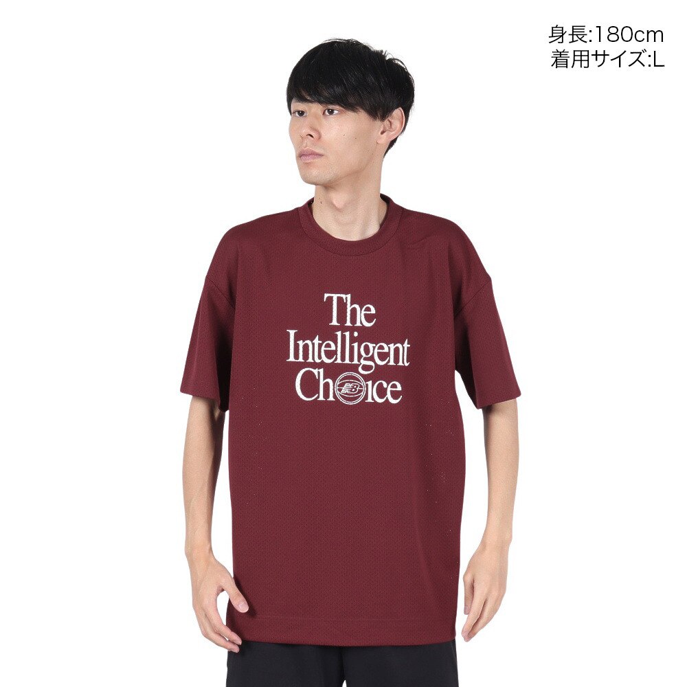 ニューバランス（new balance）（メンズ）バスケットボールウェア Intelligent Choice 半袖Tシャツ AMT25056NBY