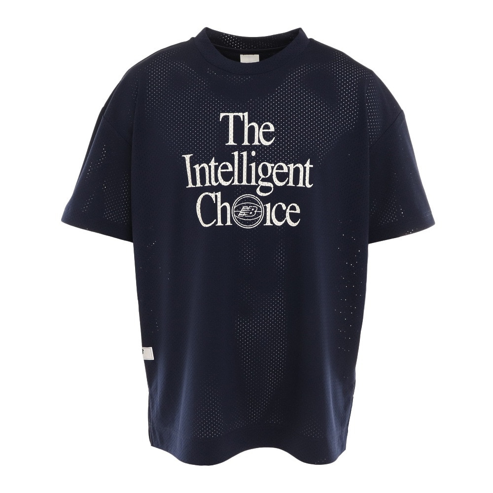 ニューバランス（new balance）（メンズ）バスケットボールウェア Intelligent Choice 半袖Tシャツ AMT25056TNV 速乾