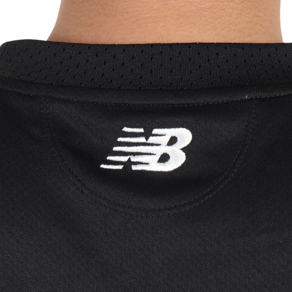 ニューバランス（new balance）（メンズ）バスケットボールウェア Logo Layerd 半袖Tシャツ AMT25058BK