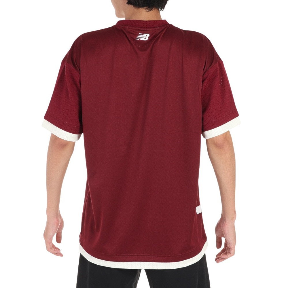 ニューバランス（new balance）（メンズ）バスケットボールウェア Logo Layerd 半袖Tシャツ AMT25058NBY