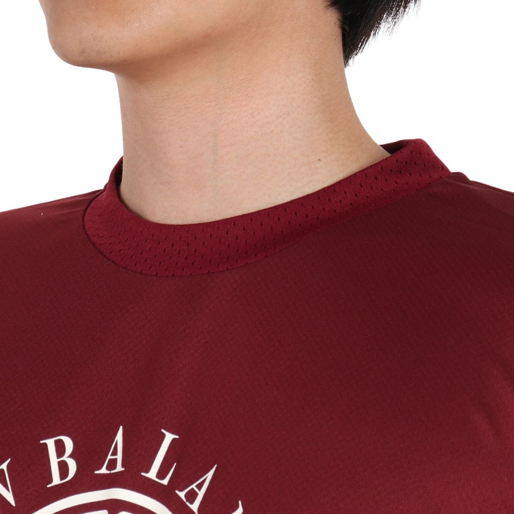 ニューバランス（new balance）（メンズ）バスケットボールウェア Logo Layerd 半袖Tシャツ AMT25058NBY