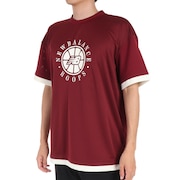 ニューバランス（new balance）（メンズ）バスケットボールウェア Logo Layerd 半袖Tシャツ AMT25058NBY