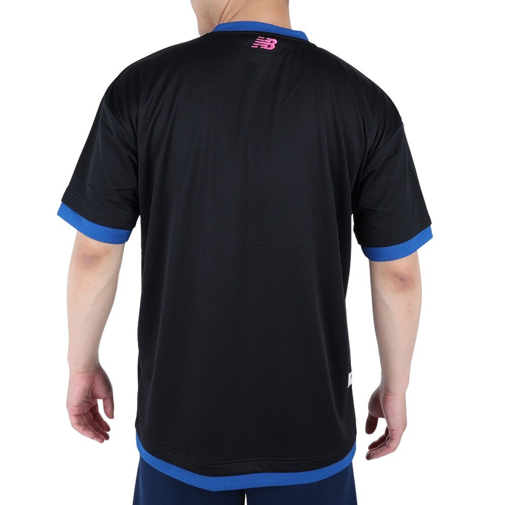 ニューバランス（new balance）（メンズ）バスケットボールウェア Classic 半袖Tシャツ AMT25094BK