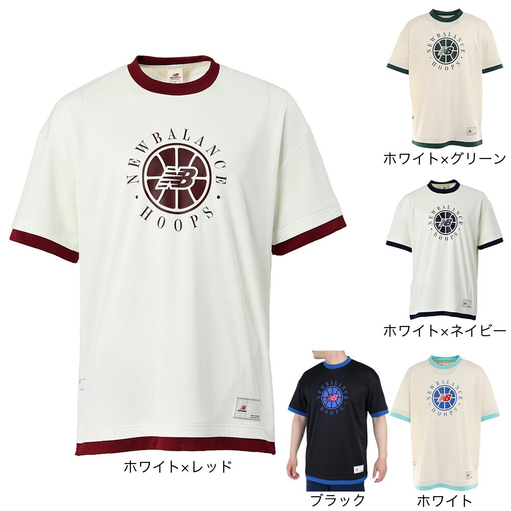 ニューバランス（new balance）（メンズ）バスケットボールウェア Classic 半袖Tシャツ AMT25094SST