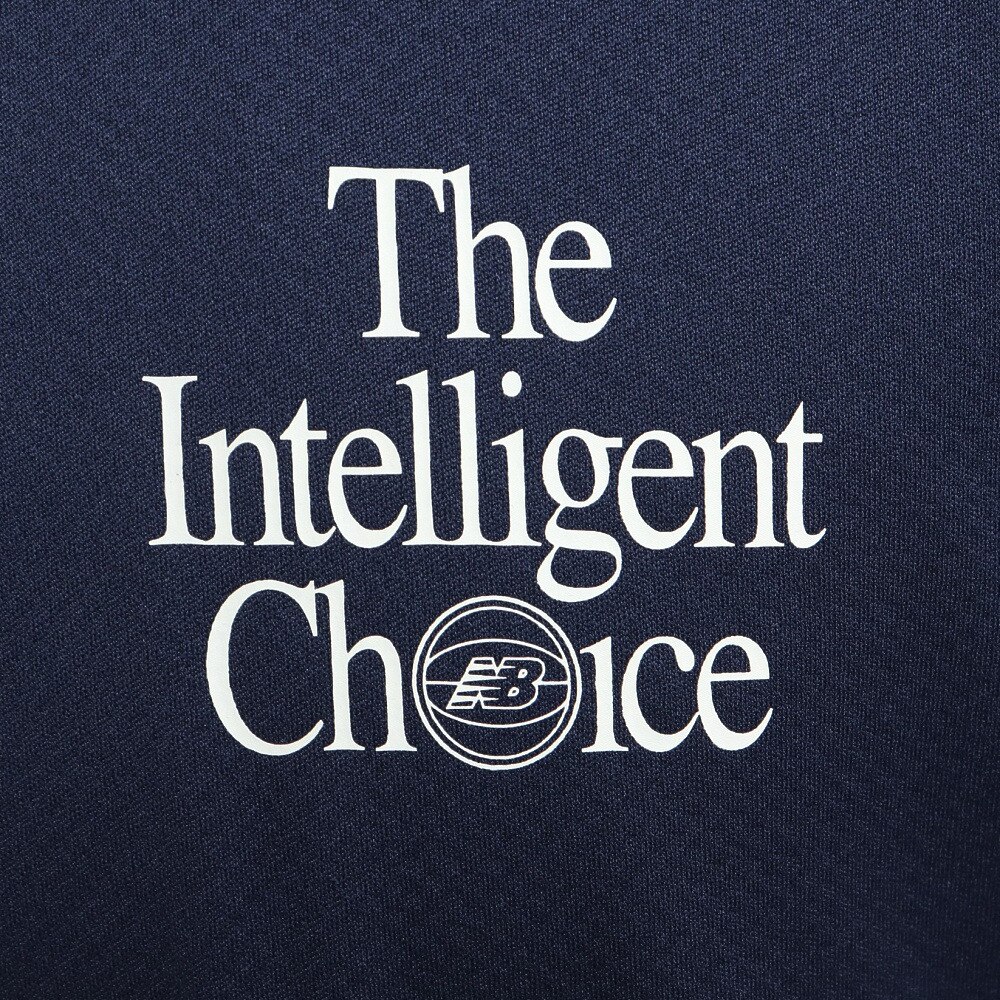 ニューバランス（new balance）（メンズ）バスケットボールウェア  ロンＴ Intelligent 長袖Tシャツ AMT25113TNV