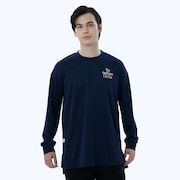 ニューバランス（new balance）（メンズ）バスケットボールウェア  ロンＴ Intelligent 長袖Tシャツ AMT25113TNV
