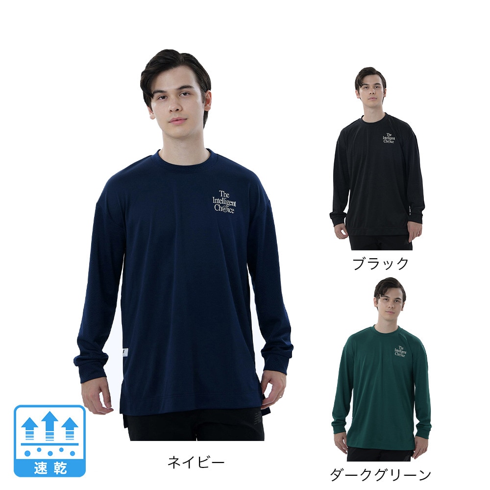 ニューバランス（new balance）（メンズ）バスケットボールウェア ロンＴ  Intelligent 長袖Tシャツ AMT25113NWG