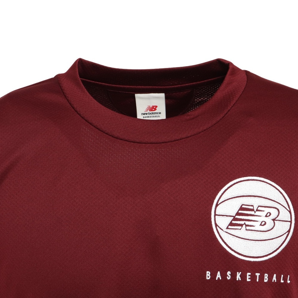 ニューバランス（new balance）（メンズ）バスケットボールウェア  ロンＴ グラフィック 長袖Tシャツ AMT25114NBY