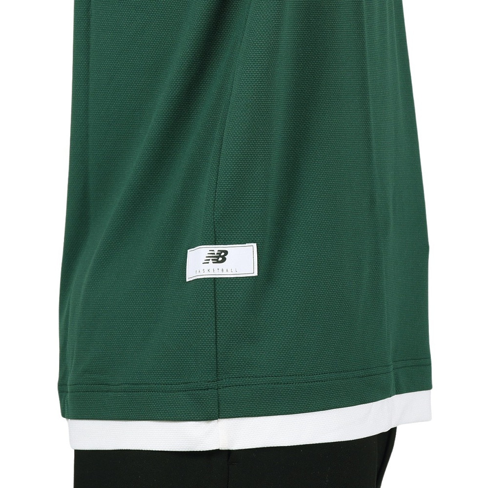 ニューバランス（new balance）（メンズ）バスケットボールウェア 接触冷感The Intelligent Choice ショートスリーブTシャツ AMT35061NWG 速乾