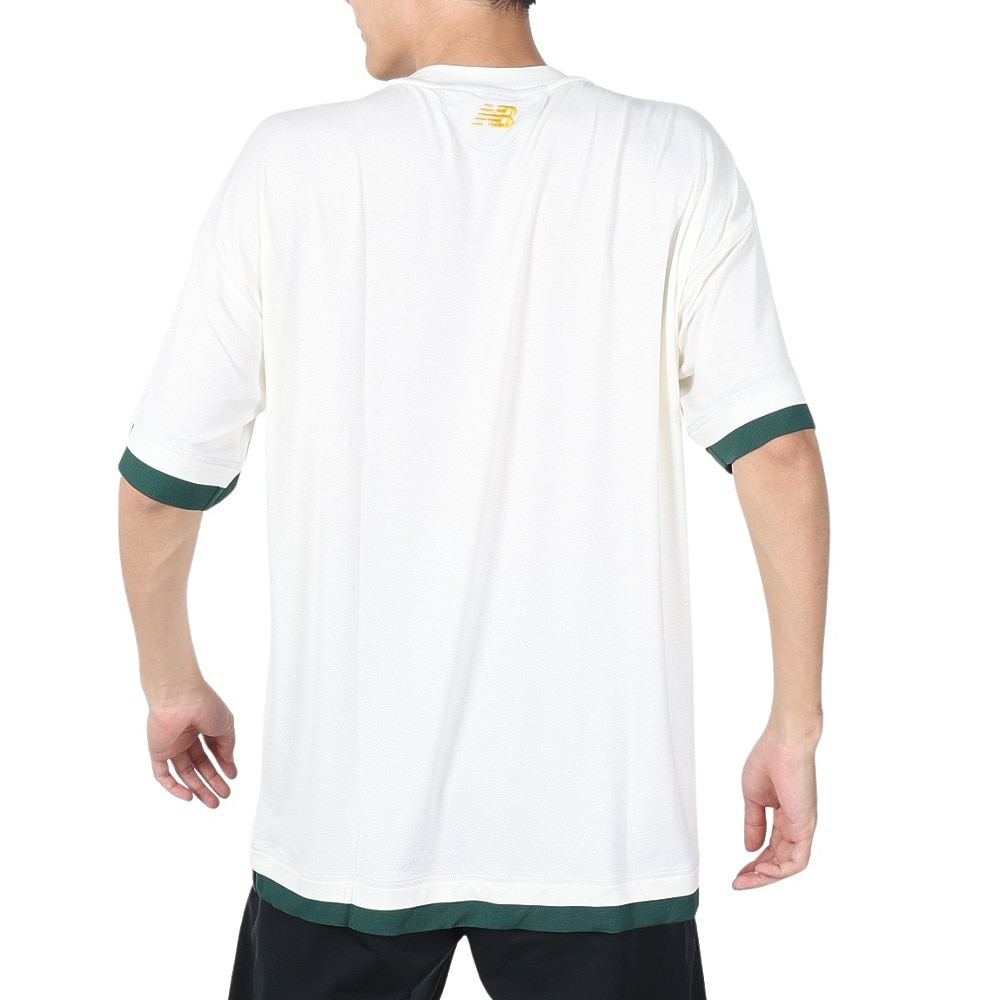 ニューバランス（new balance）（メンズ）バスケットボールウェア 接触冷感The Intelligent Choice ショートスリーブTシャツ AMT35061SST 速乾