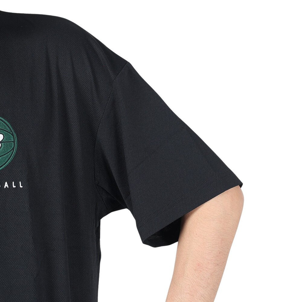ニューバランス（new balance）（メンズ）バスケットボールウェア 接触冷感 バックプリントTシャツ AMT35063BK
