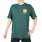 (メンズ)バスケットボールウェア 接触冷感 バックプリントTシャツ AMT35063NWG 速乾