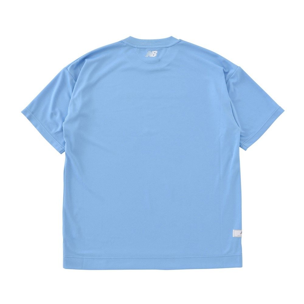 ニューバランス（new balance）（メンズ、レディース）バスケットボールウェア Court Graphic Tシャツ AMT35064BLZ