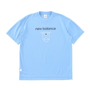 ニューバランス（new balance）（メンズ、レディース）バスケットボールウェア Court Graphic Tシャツ AMT35064BLZ