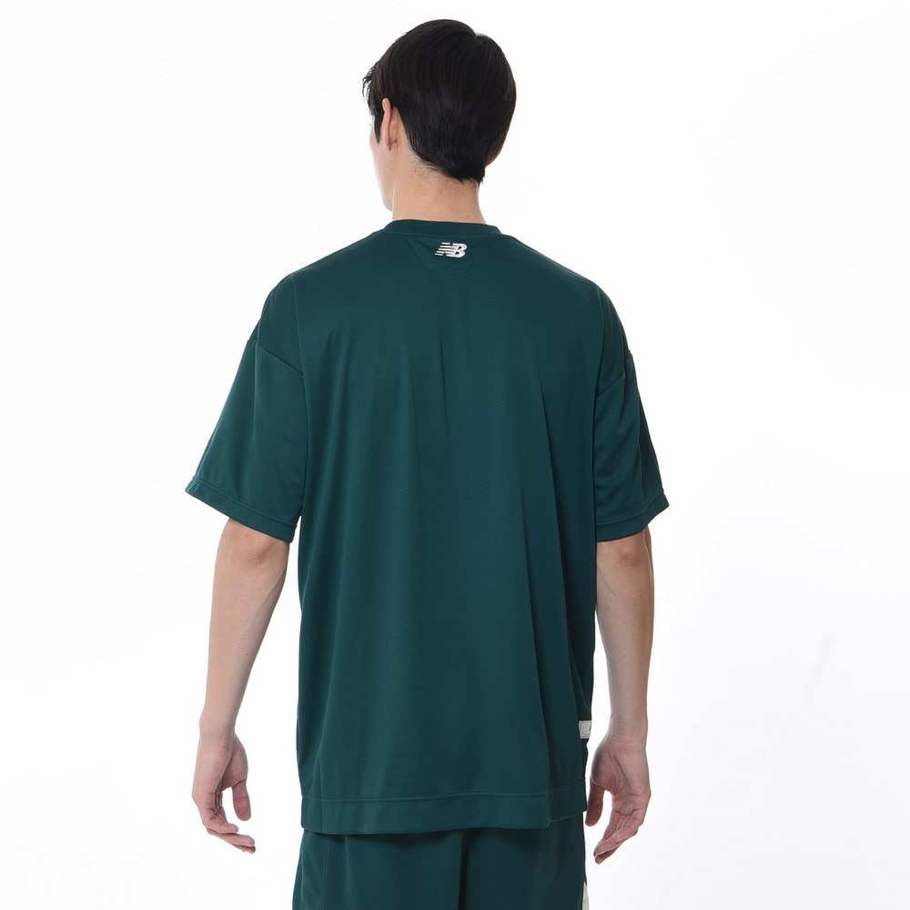 ニューバランス（new balance）（メンズ、レディース）バスケットボールウェア Court Graphic Tシャツ AMT35064NWG