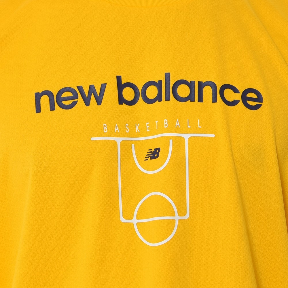 ニューバランス（new balance）（メンズ、レディース）バスケットボールウェア Court Graphic Tシャツ AMT35064SFR