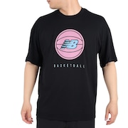 ニューバランス（new balance）（メンズ）バスケットボールウェア バスケットボールロゴショートスリーブTシャツ AMT35069BK