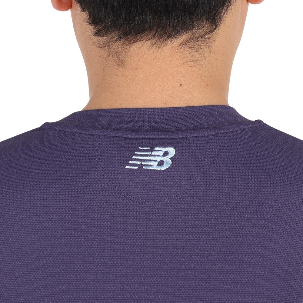 ニューバランス（new balance）（メンズ）バスケットボールウェア バスケットボールロゴショートスリーブTシャツ AMT35069DEY 冷感 速乾