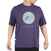 ニューバランス（new balance）（メンズ）バスケットボールウェア バスケットボールロゴショートスリーブTシャツ AMT35069DEY