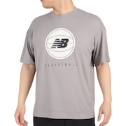 ニューバランス（new balance）（メンズ）バスケットボールウェア バスケットボールロゴショートスリーブTシャツ AMT35069MHD