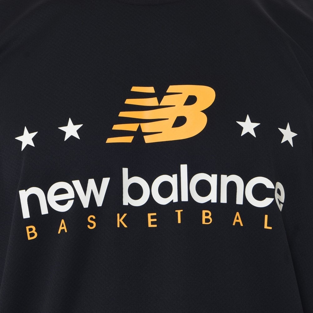 ニューバランス（new balance）（メンズ、レディース）バスケットボールウェア Graphic Tシャツ AMT35140BK