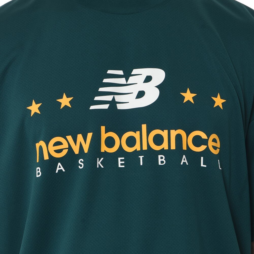 ニューバランス（new balance）（メンズ、レディース）バスケットボールウェア Graphic Tシャツ AMT35140NWG