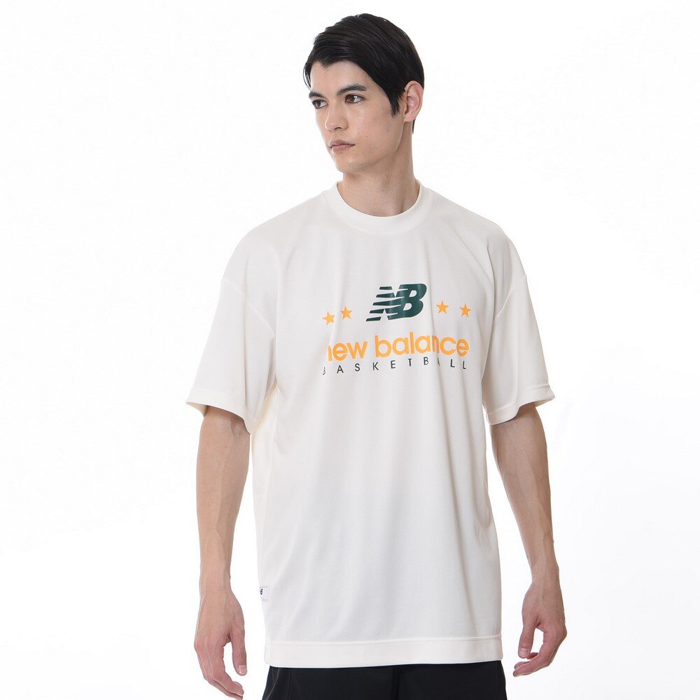 ニューバランス（new balance）（メンズ、レディース）バスケットボールウェア Graphic Tシャツ AMT35140SST