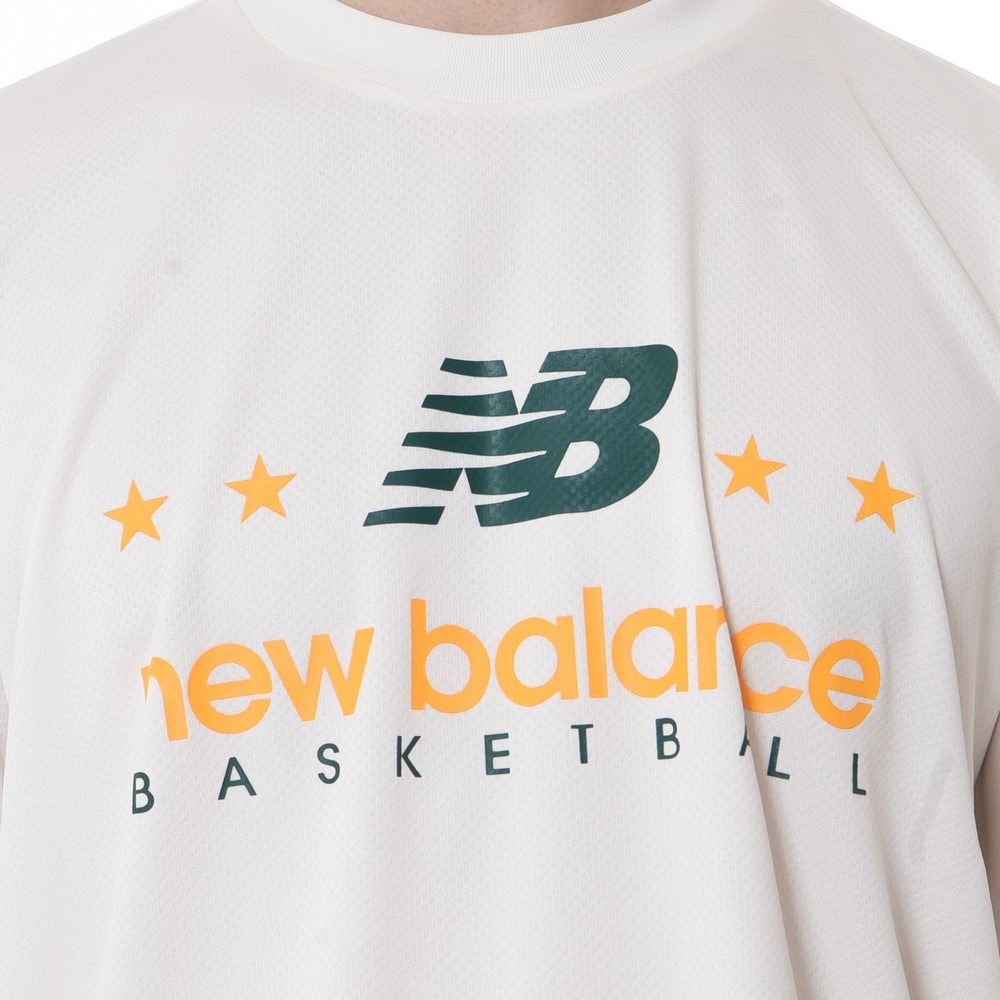 ニューバランス（new balance）（メンズ、レディース）バスケットボールウェア Graphic Tシャツ AMT35140SST