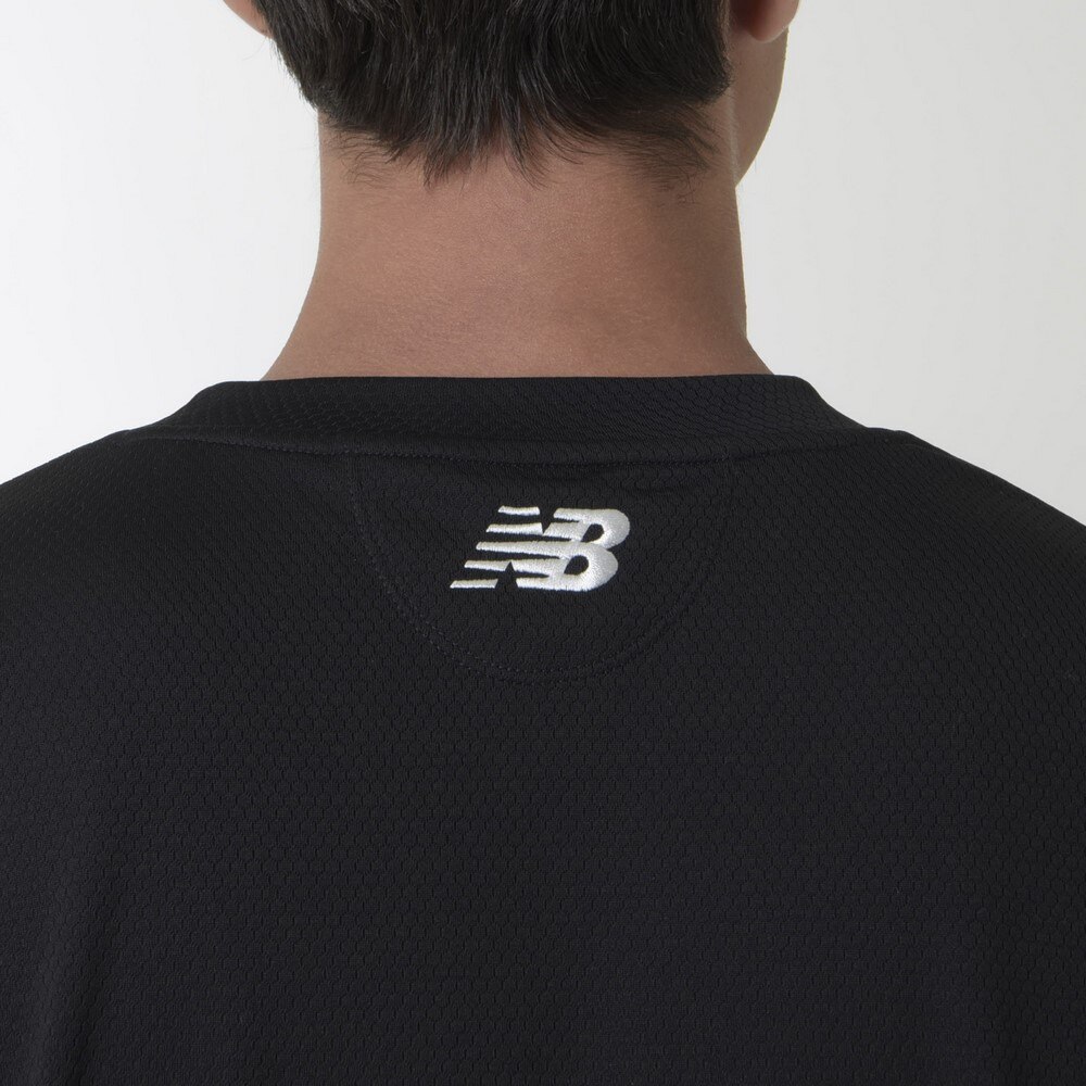 ニューバランス（new balance）（メンズ）バスケットボールウェア Arm Graphic ロングTシャツ AMT35181BK 速乾