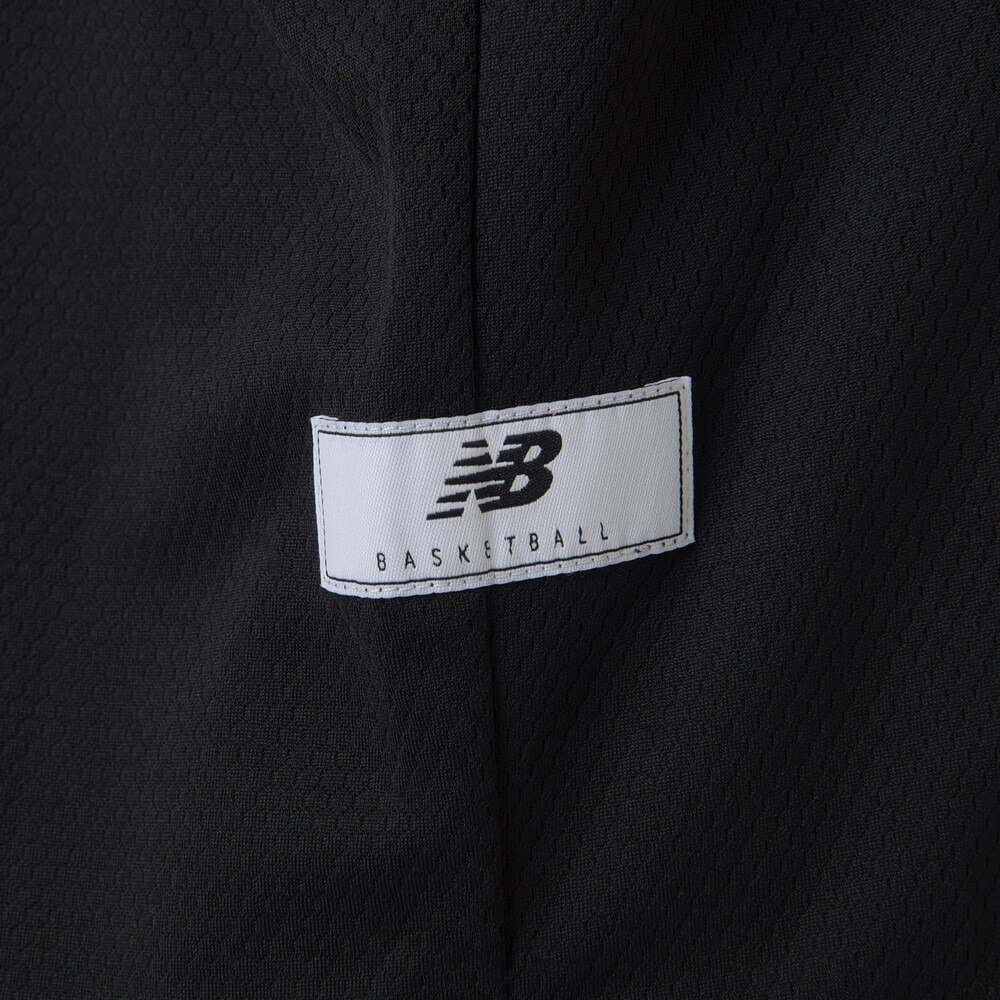 ニューバランス（new balance）（メンズ）バスケットボールウェア Arm Graphic ロングTシャツ AMT35181BK 速乾
