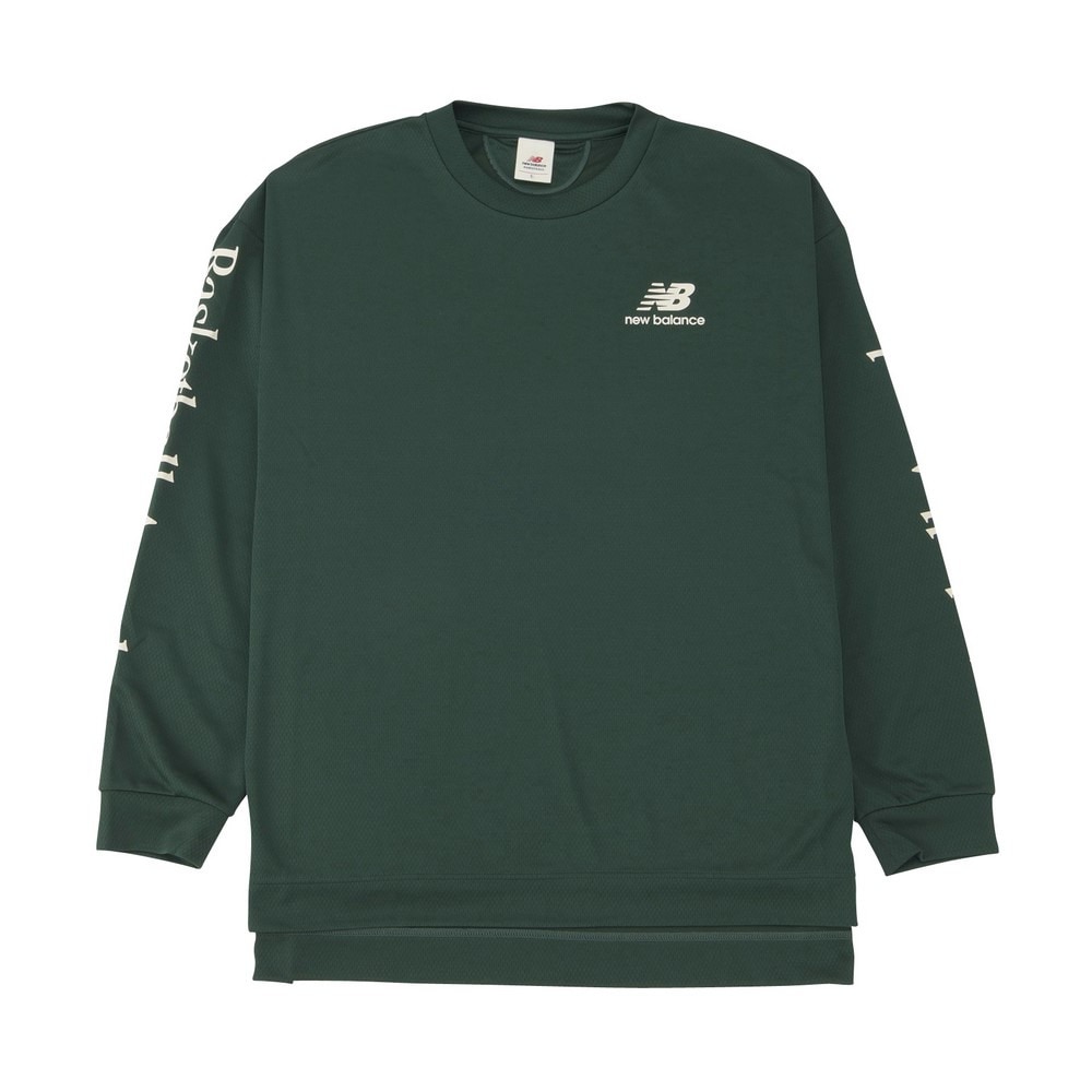 ニューバランス（new balance）（メンズ）バスケットボールウェア Arm Graphic ロングTシャツ AMT35181NWG