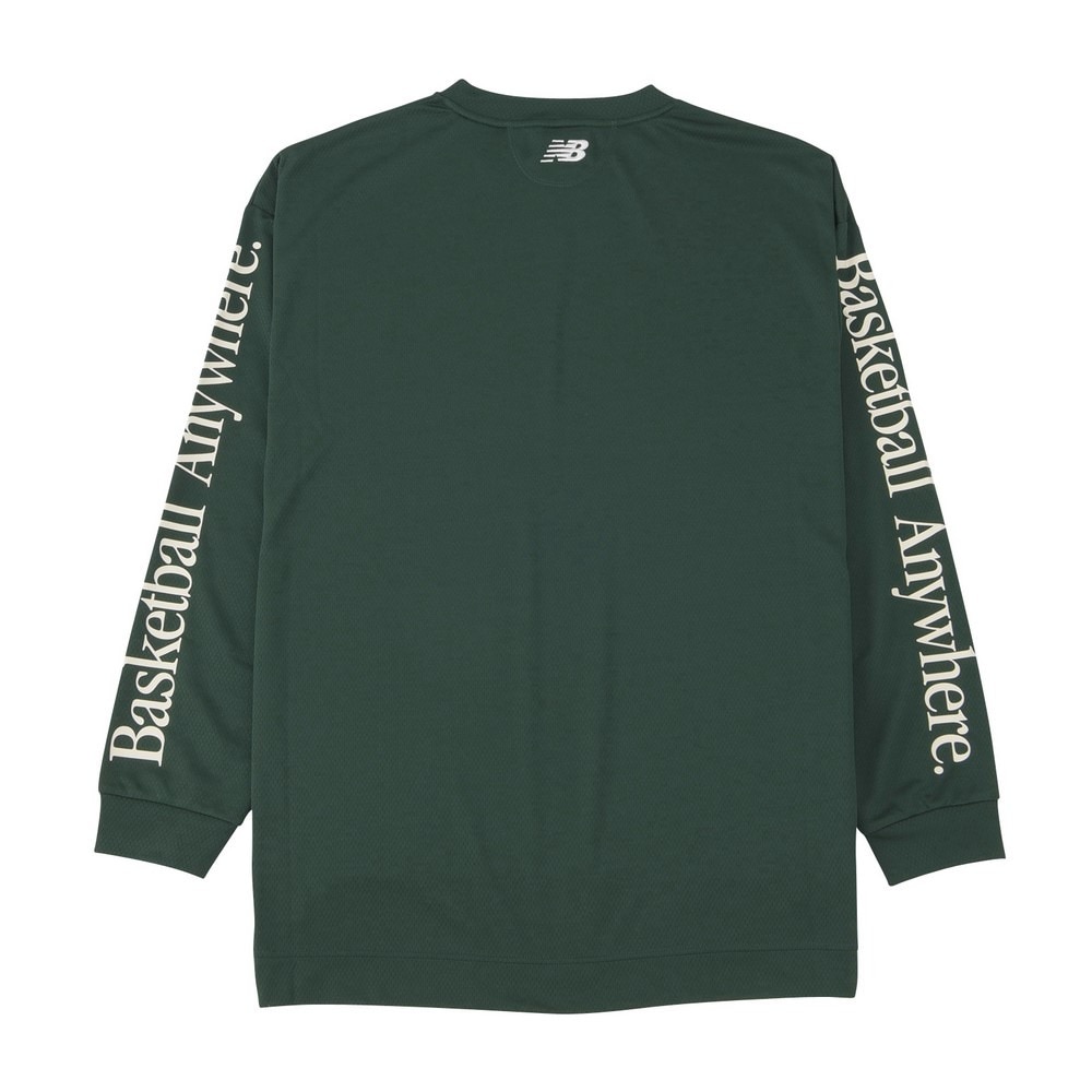 ニューバランス（new balance）（メンズ）バスケットボールウェア Arm Graphic ロングTシャツ AMT35181NWG