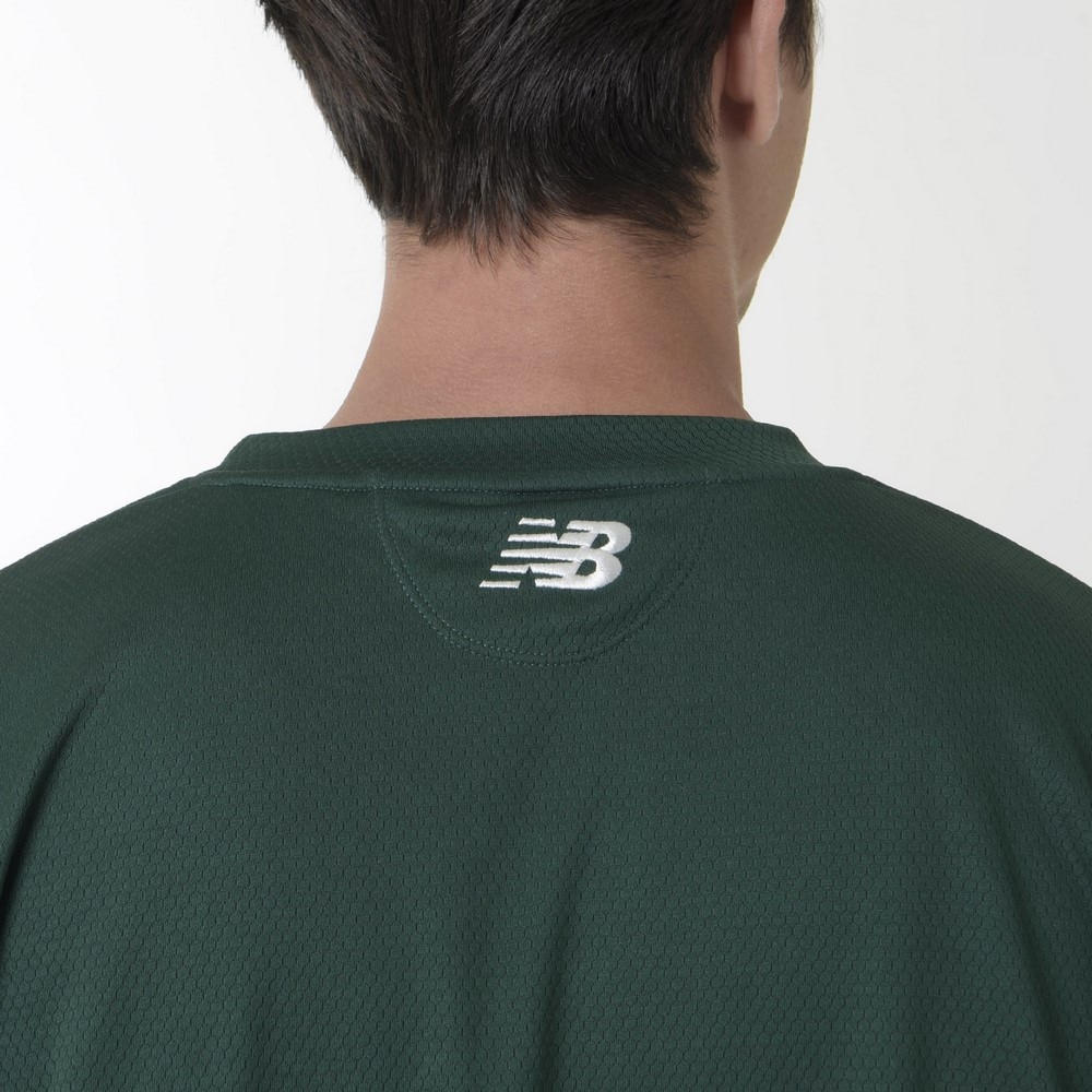 ニューバランス（new balance）（メンズ）バスケットボールウェア Arm Graphic ロングTシャツ AMT35181NWG 速乾