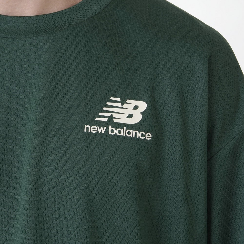 ニューバランス（new balance）（メンズ）バスケットボールウェア Arm Graphic ロングTシャツ AMT35181NWG 速乾