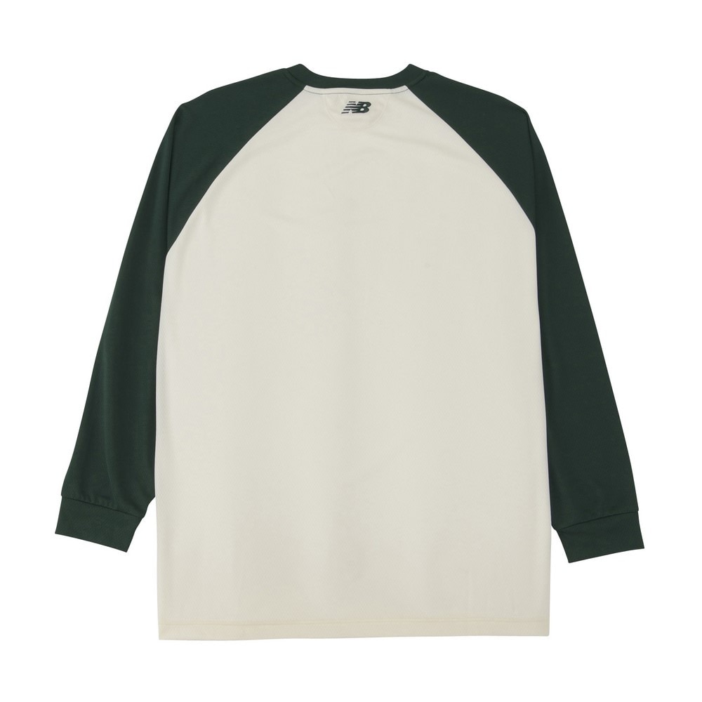 ニューバランス（new balance）（メンズ）バスケットボールウェア カラーブロックロングTシャツ AMT35183NWG 速乾