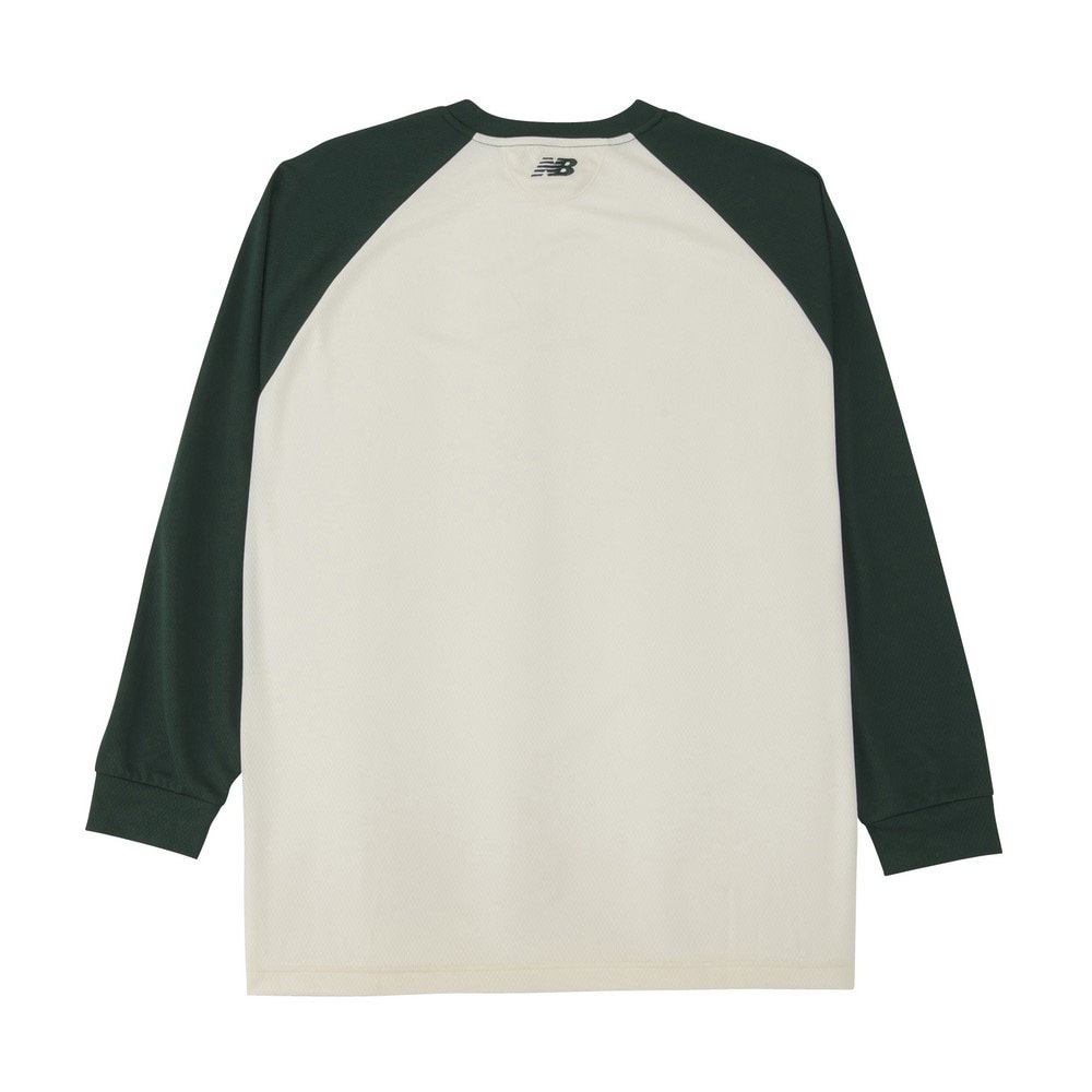 ニューバランス（new balance）（メンズ）バスケットボールウェア カラーブロックロングTシャツ AMT35183NWG