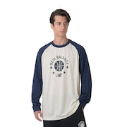 ニューバランス（new balance）（メンズ）バスケットボールウェア カラーブロックロングTシャツ AMT35183TNV