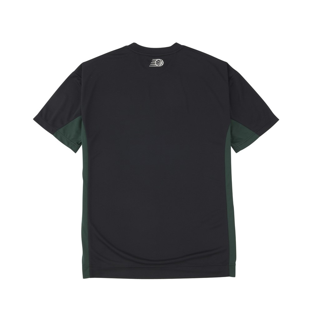 ニューバランス（new balance）（メンズ）バスケットボールウェア コートグラフィック ディンプルメッシュ 半袖Tシャツ AMT45070BK 速乾
