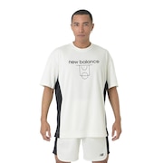 (メンズ)バスケットボールウェア コートグラフィック ディンプルメッシュ 半袖Tシャツ AMT45070SST 速乾
