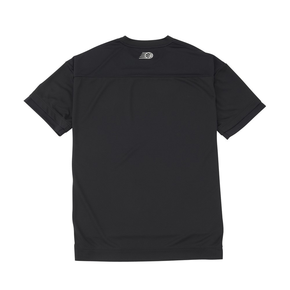 ニューバランス（new balance）（メンズ）バスケットボールウェア リニアロゴハニカムメッシュ 半袖Tシャツ AMT45072BK 速乾