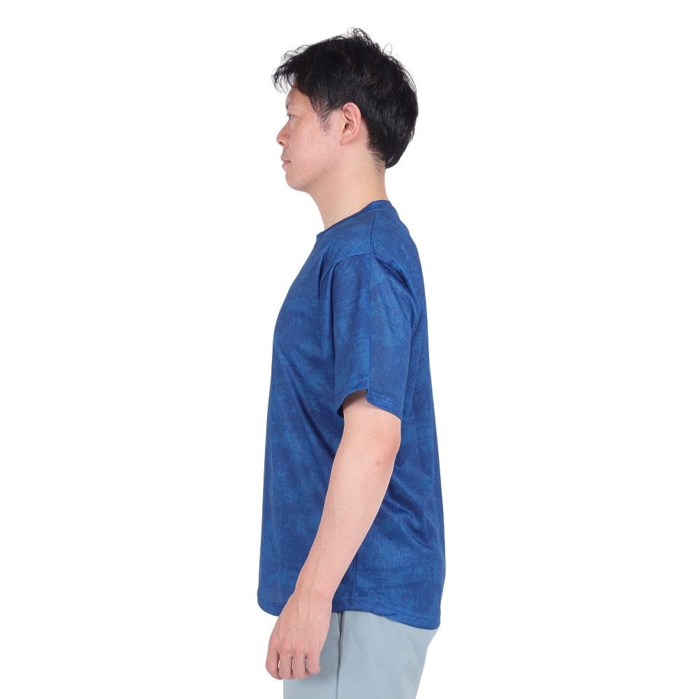 エックスティーエス（XTS）（メンズ）バスケットボールウェア ドライプラス 高通気 半袖Tシャツ 751TS4ES0027BLU