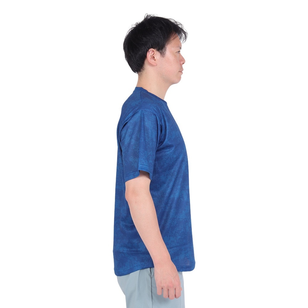 エックスティーエス（XTS）（メンズ）バスケットボールウェア ドライプラス 高通気 半袖Tシャツ 751TS4ES0027BLU