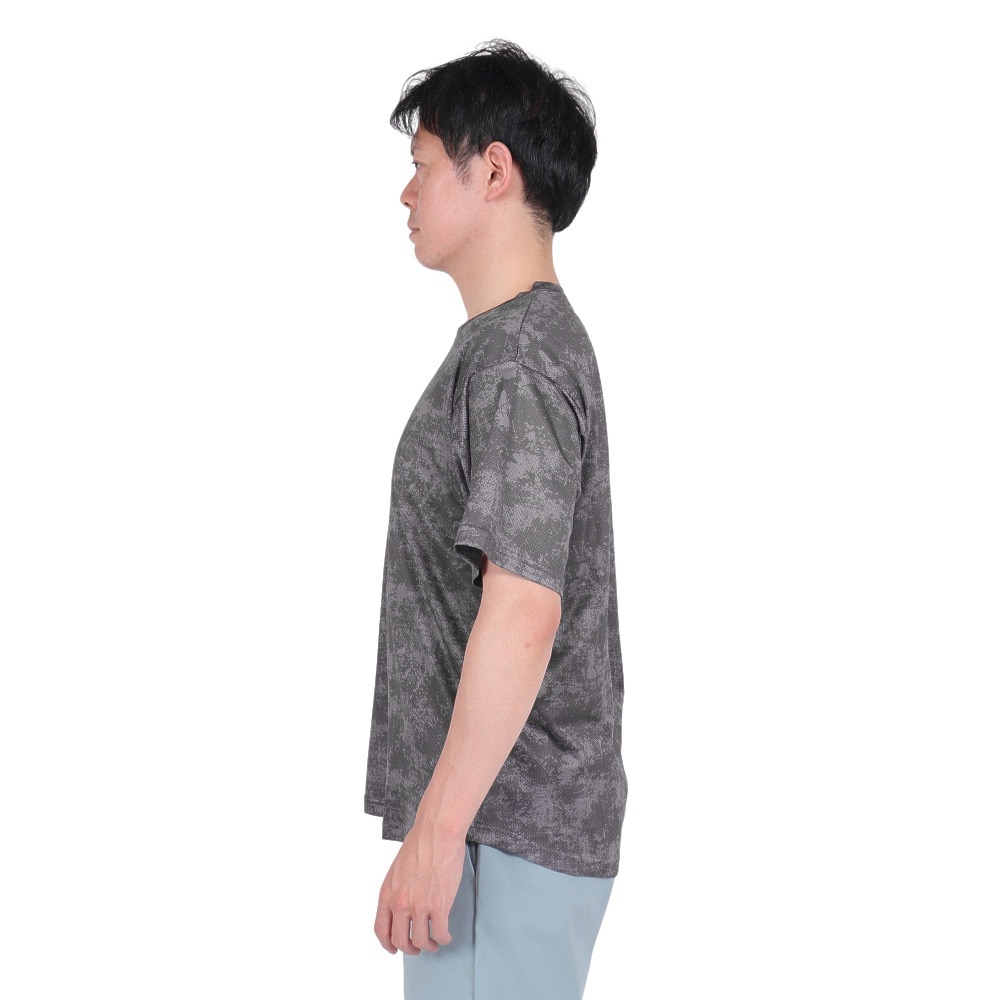 エックスティーエス（XTS）（メンズ）バスケットボールウェア ドライプラス 高通気 半袖Tシャツ 751TS4ES0027CGRY