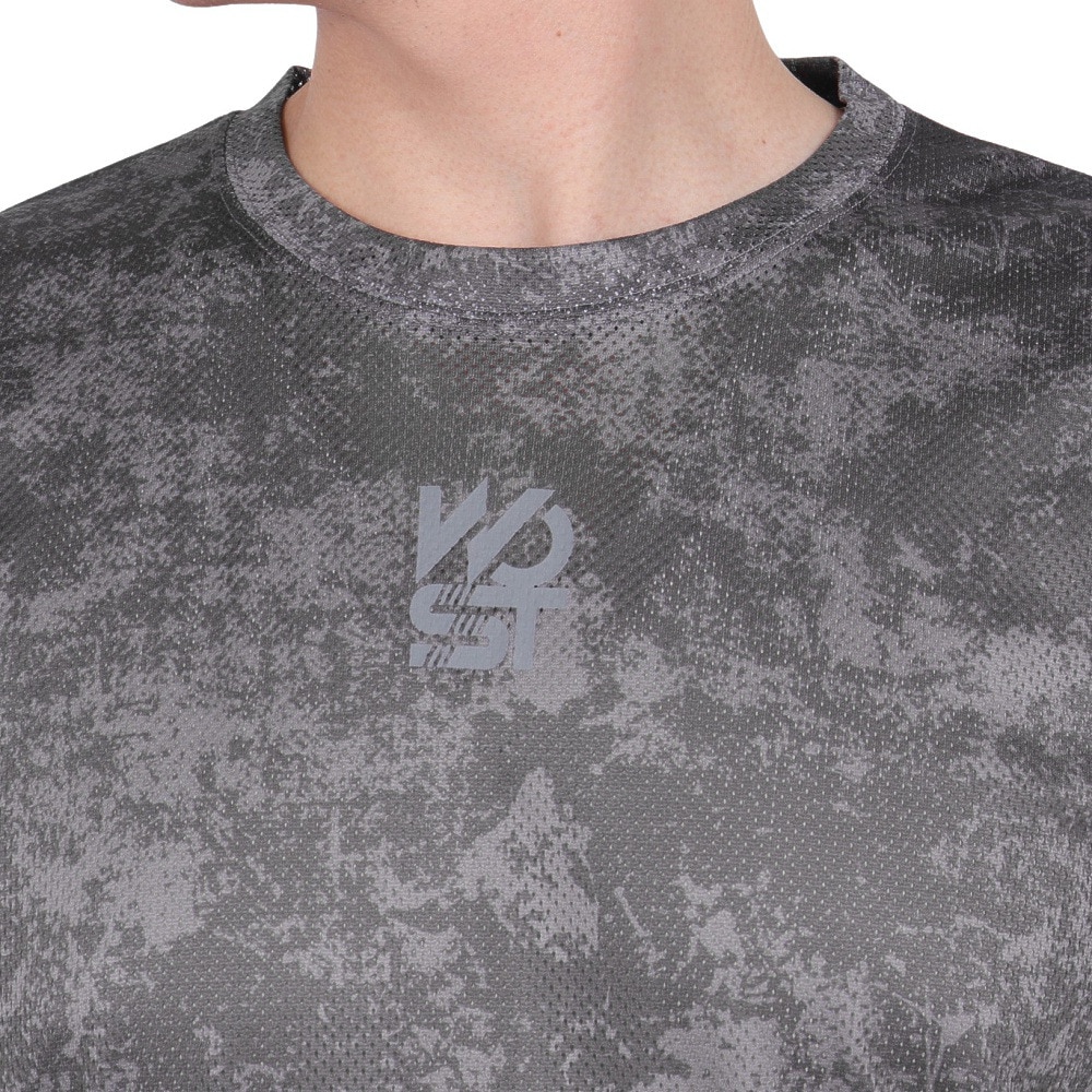 エックスティーエス（XTS）（メンズ）バスケットボールウェア ドライプラス 高通気 半袖Tシャツ 751TS4ES0027CGRY