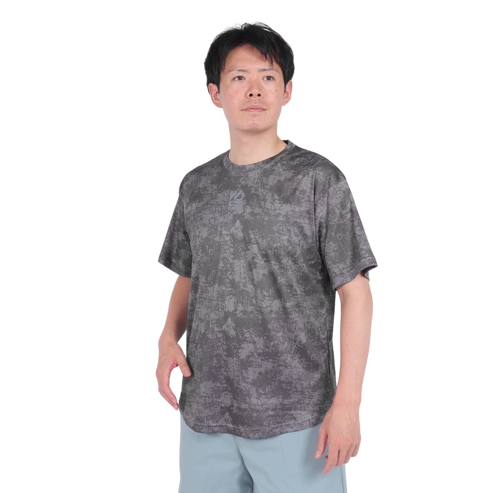 エックスティーエス（XTS）（メンズ）バスケットボールウェア ドライプラス 高通気 半袖Tシャツ 751TS4ES0027CGRY